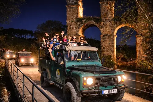 side sunset jeep safari tour